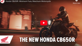 CB 650R bemutató – videó