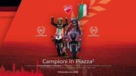 Campioni a Piazza2 - A Ducati szó szerint az utcán Ünnepli az idei év sikereit